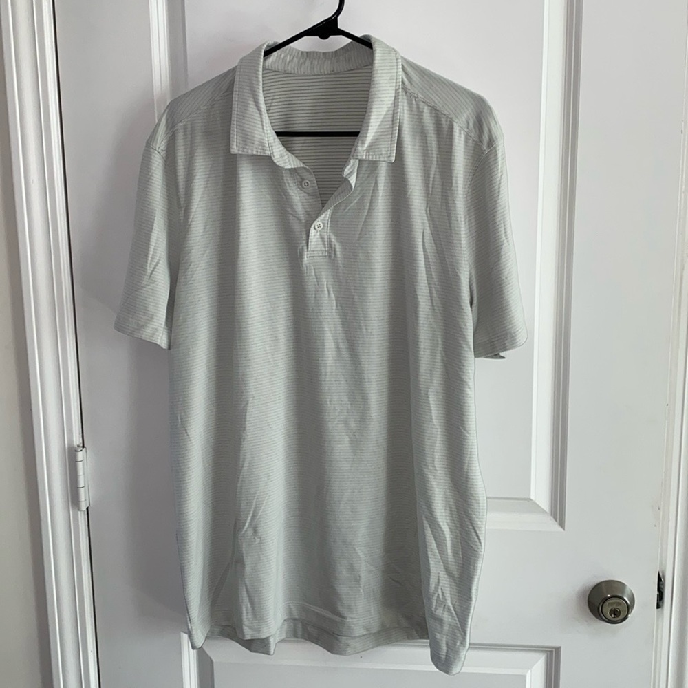 Men’s White Lululemon Evolution Polo